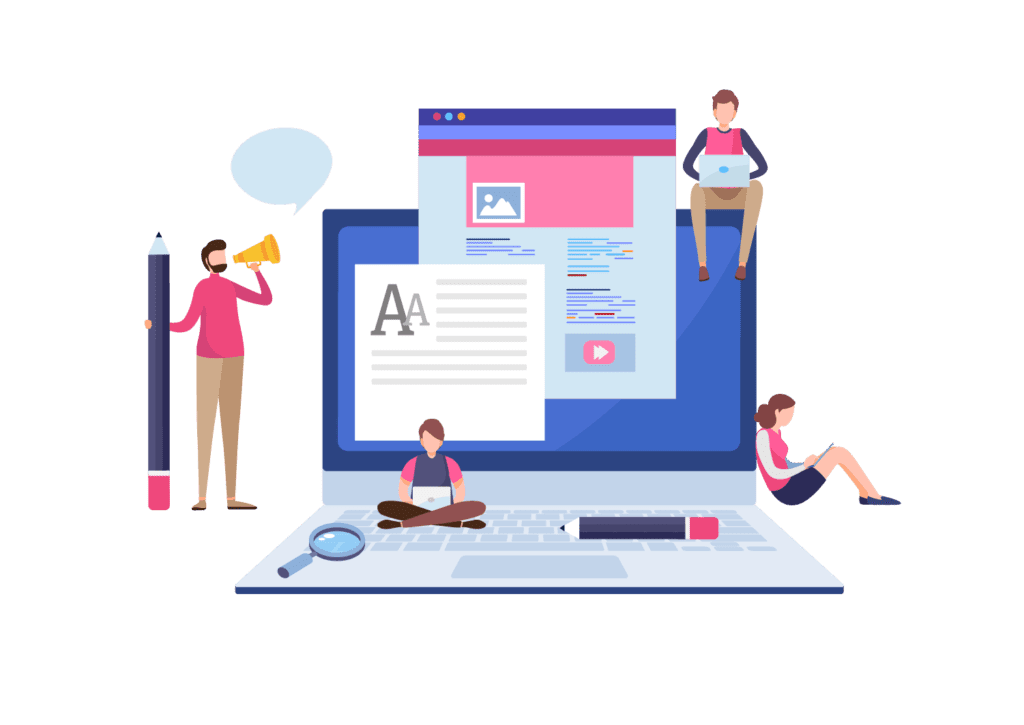 copywriter and a content writer