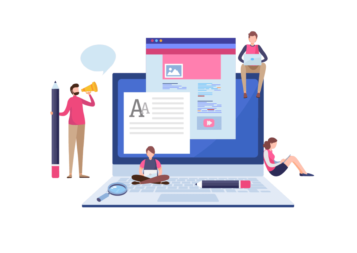 copywriter and a content writer